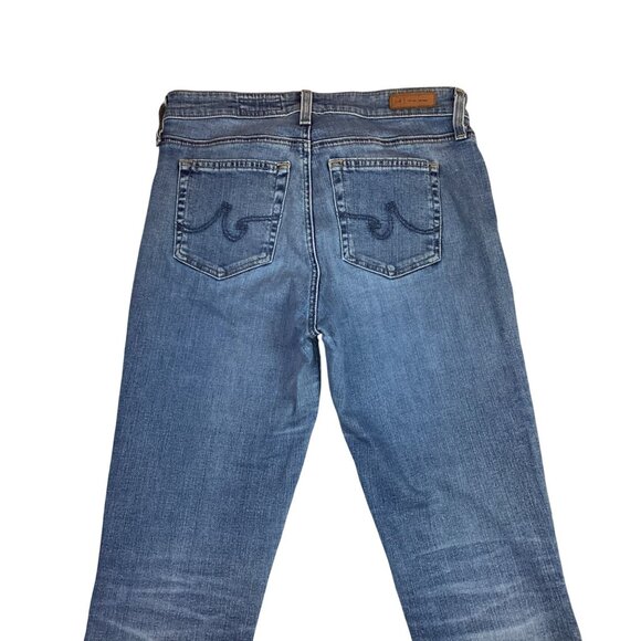 AG-ED Adriano Goldschmied Straight Leg Denim Jeans Womens 29R Medium Wash Stretc - Picture 6 of 12